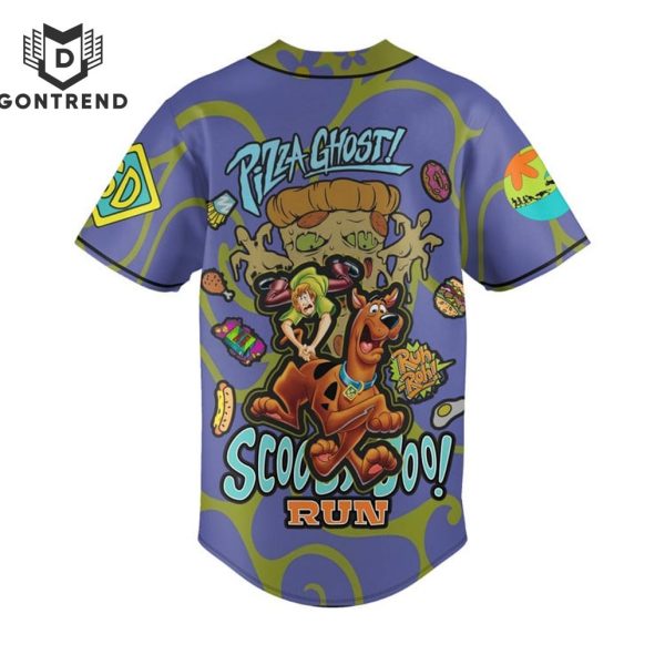 Scooby-Doo Pizza Ghost Baseball Jersey