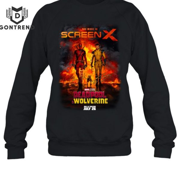 See More In Screen X Deadpool And Wolverine Signature Unisex T-Shirt