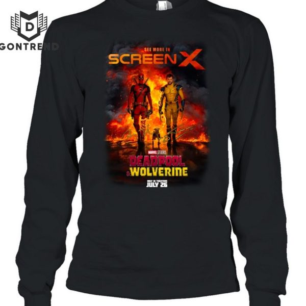 See More In Screen X Deadpool And Wolverine Signature Unisex T-Shirt