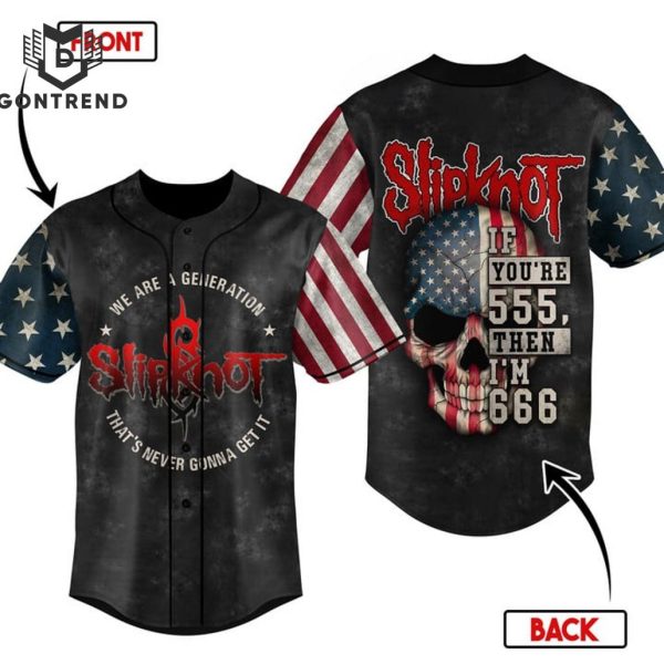 Slipknot We Are A Generation That Never Gonna Get It Baseball Jersey