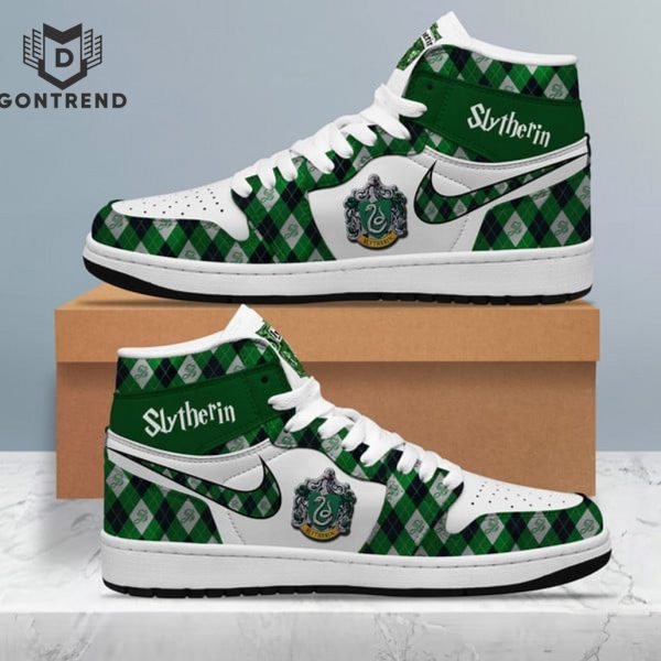 Slytherin House Design AirJordan 1 High Top