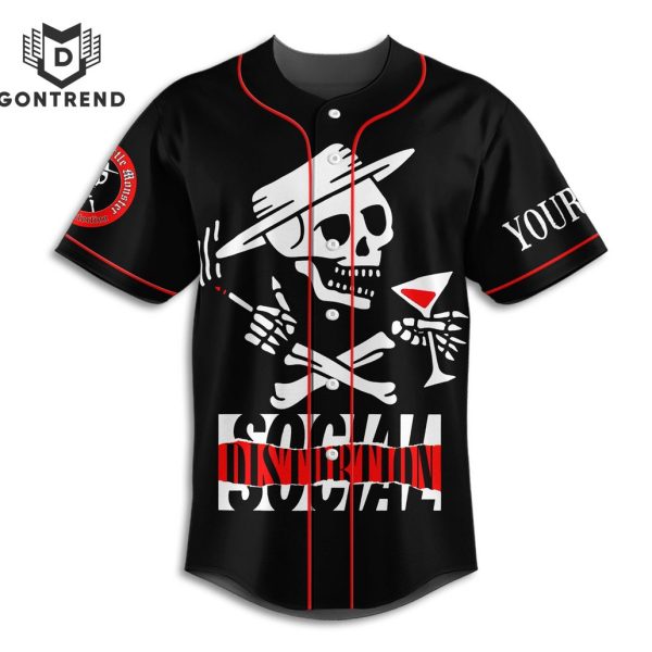 Social Distortion Dont Drag Me Down Baseball Jersey