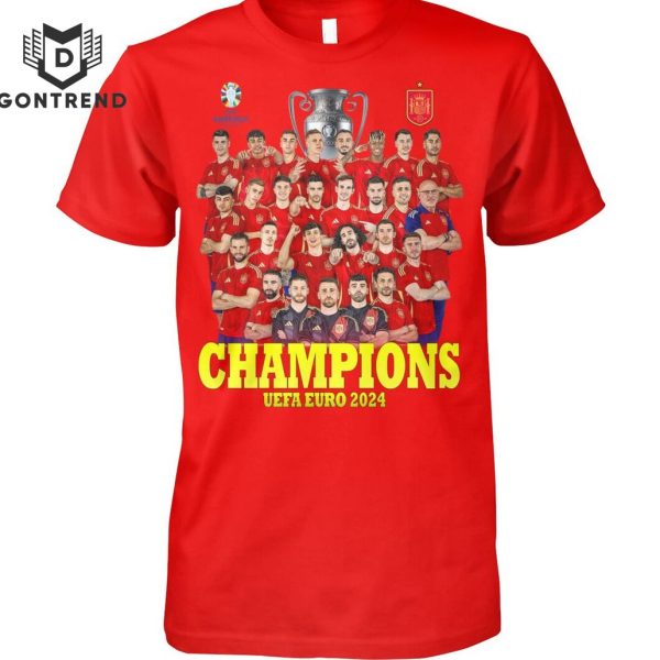 Spain UEFA Euro 2024 Champions Unisex T-Shirt