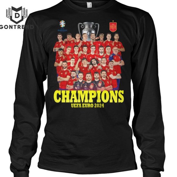 Spain UEFA Euro 2024 Champions Unisex T-Shirt