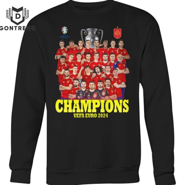 Spain UEFA Euro 2024 Champions Unisex T-Shirt