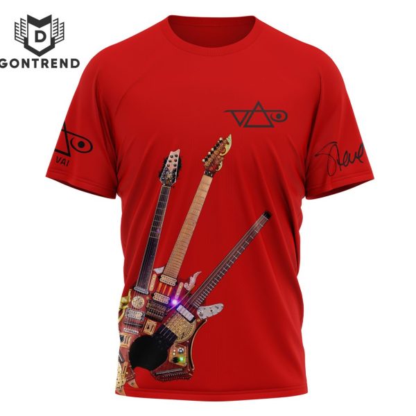 Steve Vai – The Tone Is In Your Fingers, Not In Your Amp Or Effects 3D T-Shirt