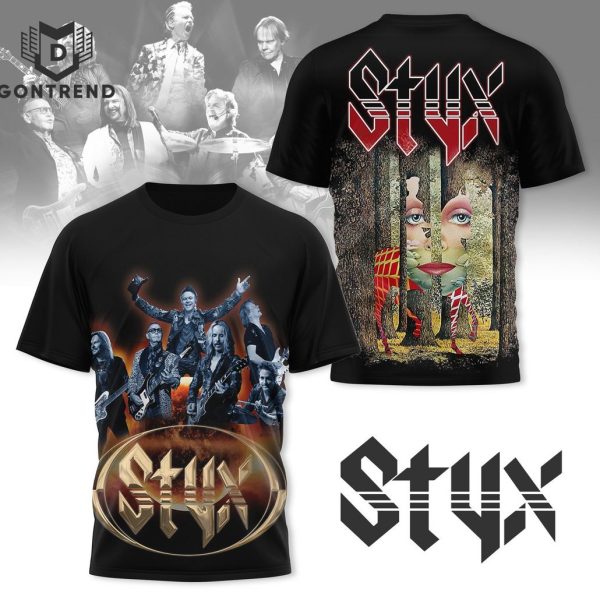 Styx Band Design 3D T-Shirt