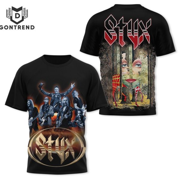 Styx Band Design 3D T-Shirt