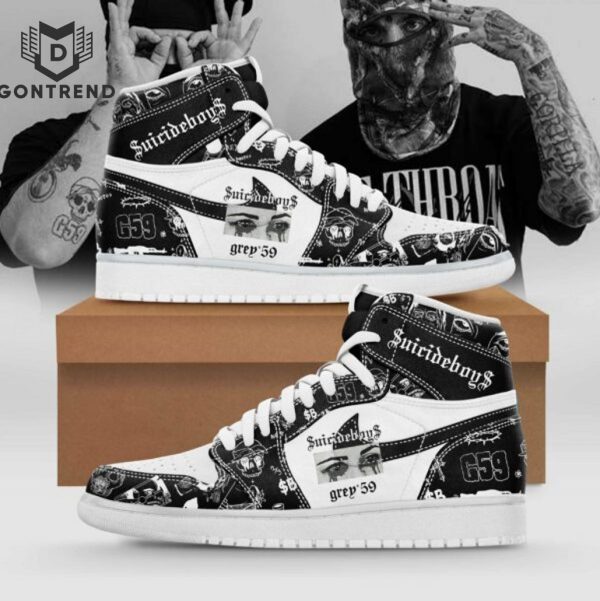 Suicideboys Grey 59 Air Jordan 1 High Top