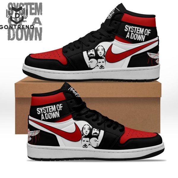 System Of A Down Band Air Jordan 1 High Top