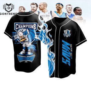 NBA Finals Conference Champions 2024 Dallas Mavericks Baseball Jersey