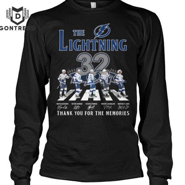 Tampa Bay Lightning 32 Years Signature Thank You For The Memories Unisex T-Shirt