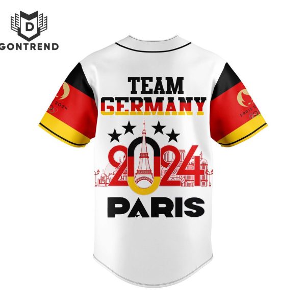 Team Germany 2024 Olympics Paris Baseball Jersey