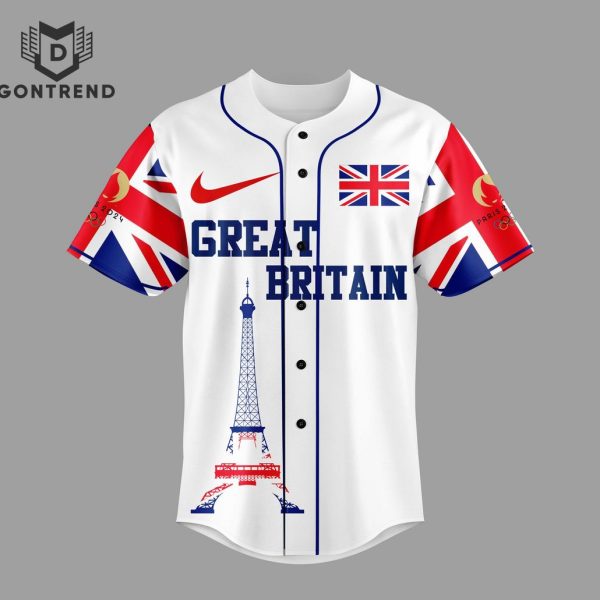 Team Great Britain 2024 Paris Baseball Jersey