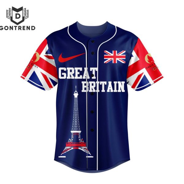 Team Great Britain 2024 Paris Baseball Jersey – Blue