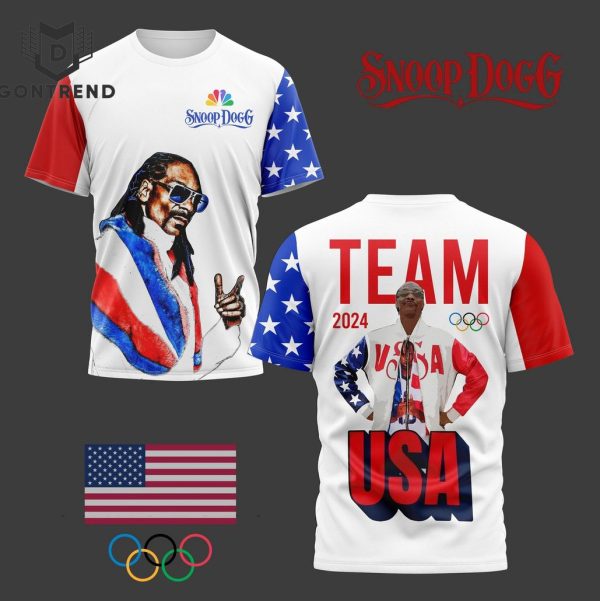 Team USA Olympic 2024 Snoop Dogg 3D T-Shirt