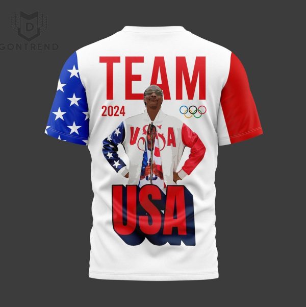 Team USA Olympic 2024 Snoop Dogg 3D T-Shirt