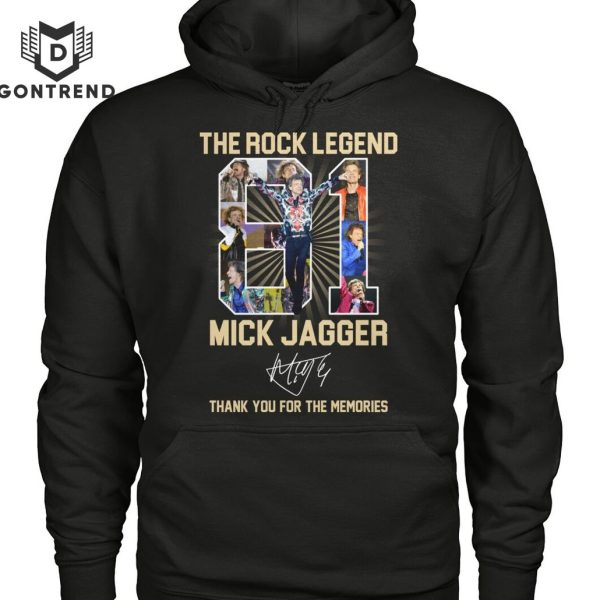 The Rock Legend Mick Jagger Signature Thank You For The Memories Unisex T-Shirt