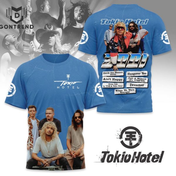 Tokio Hotel 2001 Design 3D T-Shirt