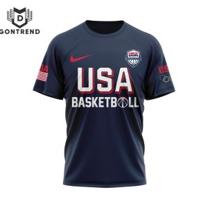 USA Basketball Olympic Paris 2024 3D T-Shirt