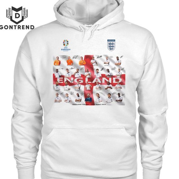 UEFA Euro 2024 England Squad Signature Unisex T-Shirt