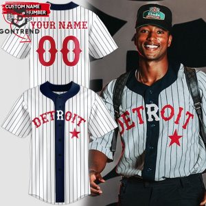 Personalized Detroit Tigers Baseball MLB Baseball Jersey