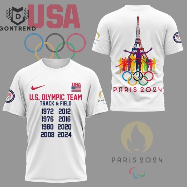 US Olympic Team Track & Field 2024 3D T-Shirt