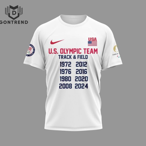 US Olympic Team Track & Field 2024 3D T-Shirt