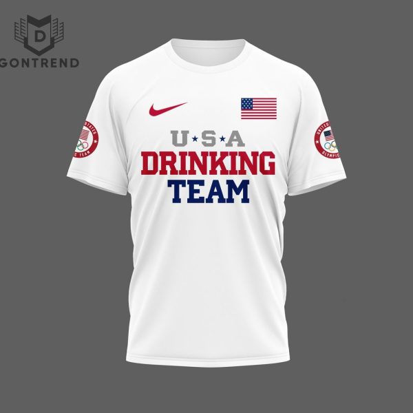 USA Drinking Team Paris Olympic 2024 3D T-Shirt