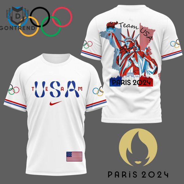 USA Team Paris 2024 Olympics 3D T-Shirt