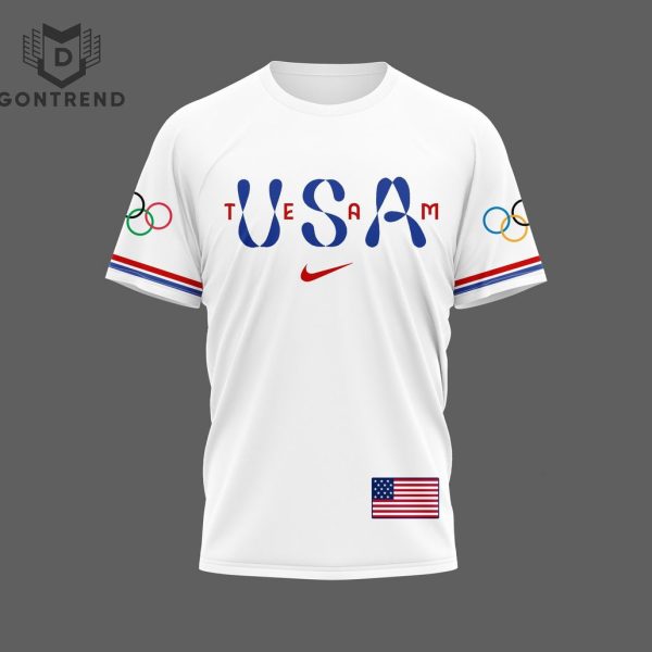 USA Team Paris 2024 Olympics 3D T-Shirt