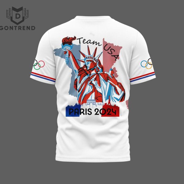 USA Team Paris 2024 Olympics 3D T-Shirt