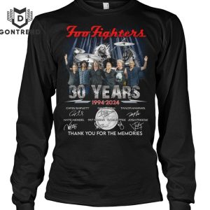 Foo Fighters 30 Years 1994-2024 Signature Thank You For The Memories Unisex T-Shirt