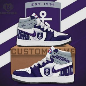 Personalized Fremantle Dockers – AFL Air Jordan 1 High Top