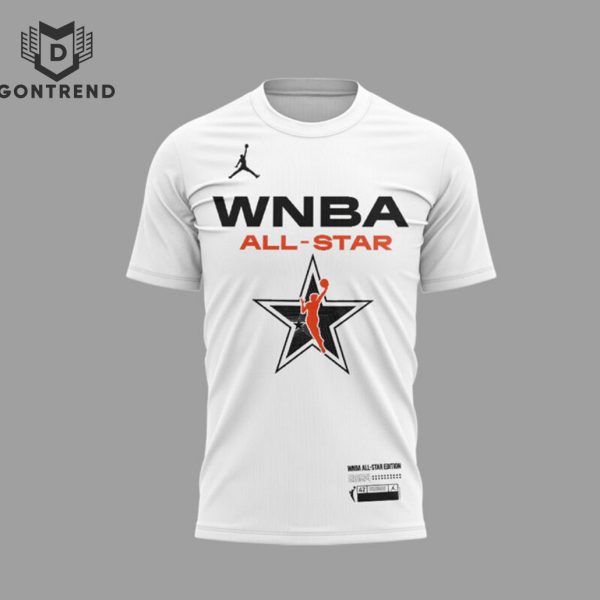 WNBA Caitlin Clark Team All Star 3D T-Shirt – White