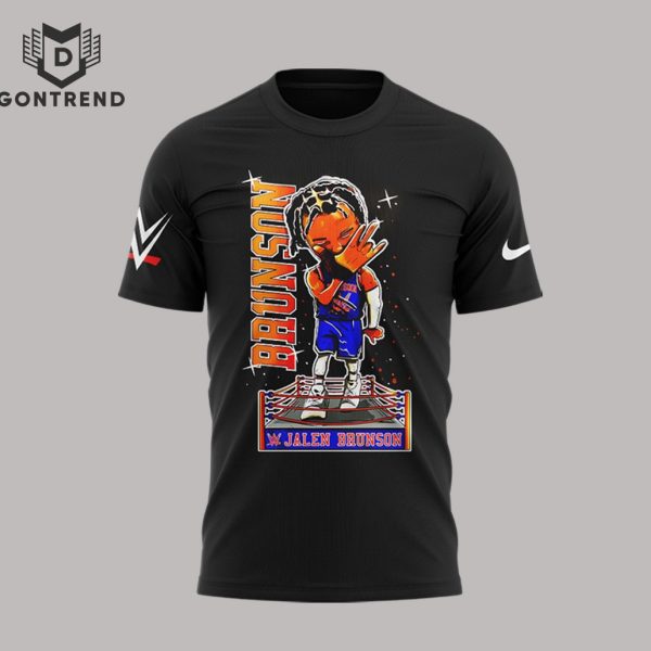 WWE Jalen Brunson New York Knicks 3D T-Shirt