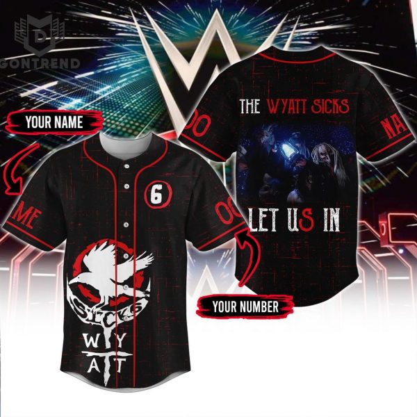 WWE The Wyatt Sicks Let Us In Baseball Jersey