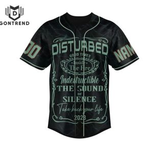 Disturbed Inside The Fire Baseball Jersey