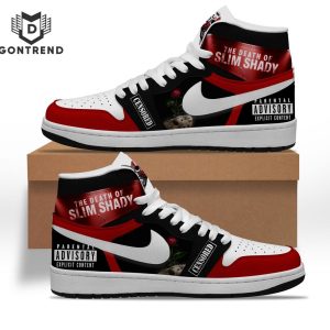 The Death Of Slim Shady Eminem Air Jordan 1 High Top