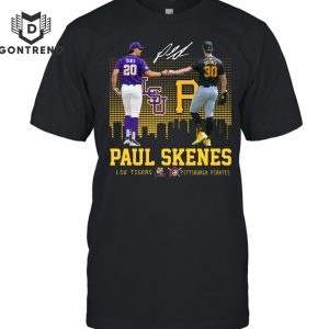 LSU Tigers x Pittsburgh Pirates Paul Skenes Signature Unisex T-Shirt