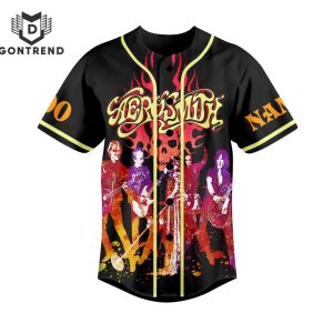 Personalized Aerosmith – End Of The Road Baseball Jersey