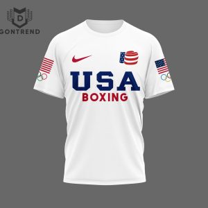 Team USA Boxing Oympic Paris 2024 Design 3D T-Shirt