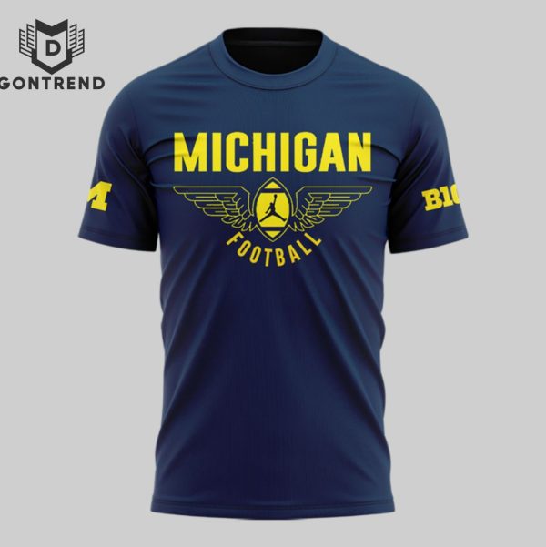 2024 Michigan Wolverines Football 3D T-Shirt