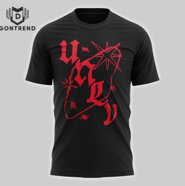 2024 UNLV Rebels Football Logo 3D T-Shirt