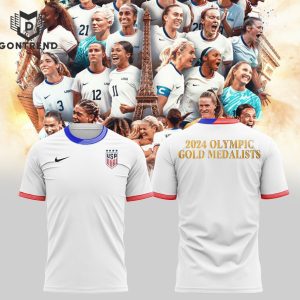 Gold Medal Olympic USA Womens Soccer 3D T-Shirt