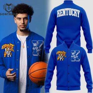 Kentucky Wildcats Mens Basketball 2024 Baseball Jacket