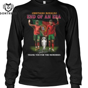 Cristiano Ronaldo End Of An Era Signature Thank You For The Memories Unisex T-Shirt