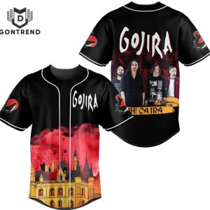 Gojira Band – Ah Ca Ira Design Baseball Jersey