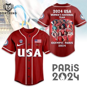 Olympic Paris 2024 Team USA Women National Design Baseball Jersey