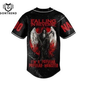 Personalized Falling In Reverse – Popular Monster Baseball Jersey